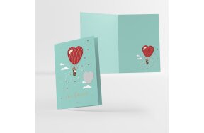 ΚΑΡΤΑ ΓΑΜΟΥ "ΝΑ ΖΗΣΕΤΕ" 3D 12x17cm TSA38